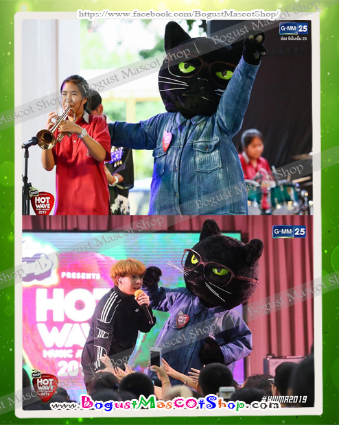 มาสคอต (Mascot) HOTWAVE MUSIC AWARDS แมว ร็อค